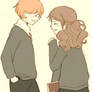 Hermione and Ron