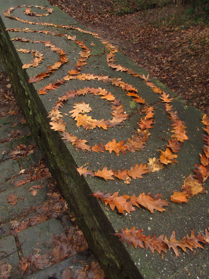 Landart - Leave Helixes