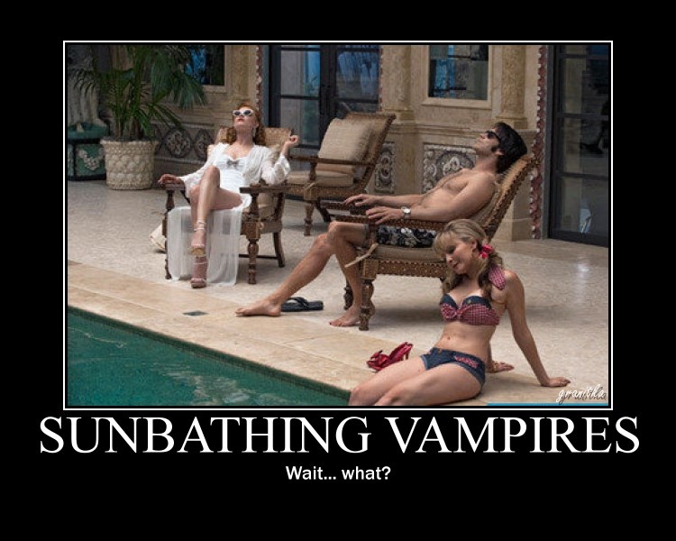 Sunnbathing vampires