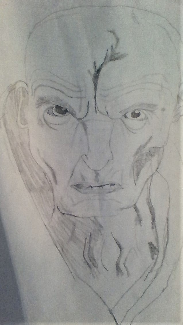 Supreme Leader Snoke drawing 3