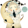 Render 53 - Little girl and moon.