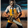 Texas Chainsaw Massacre - 80's Retro Poster style