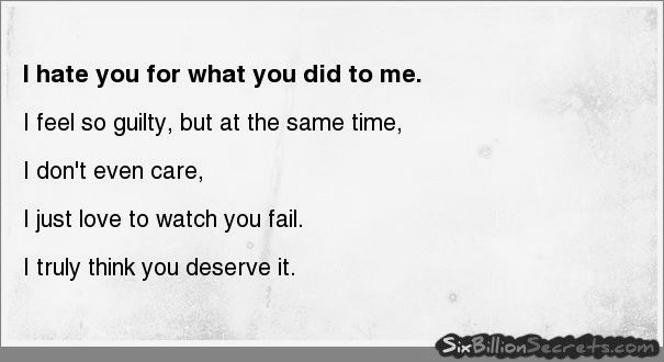 You Deserve It.