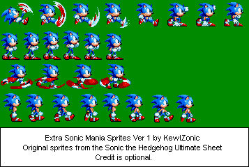 Extra Sonic Mania Sprites Ver. 1