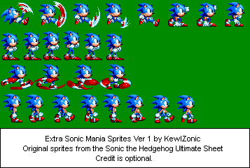 Extra Sonic Mania Sprites Ver. 1