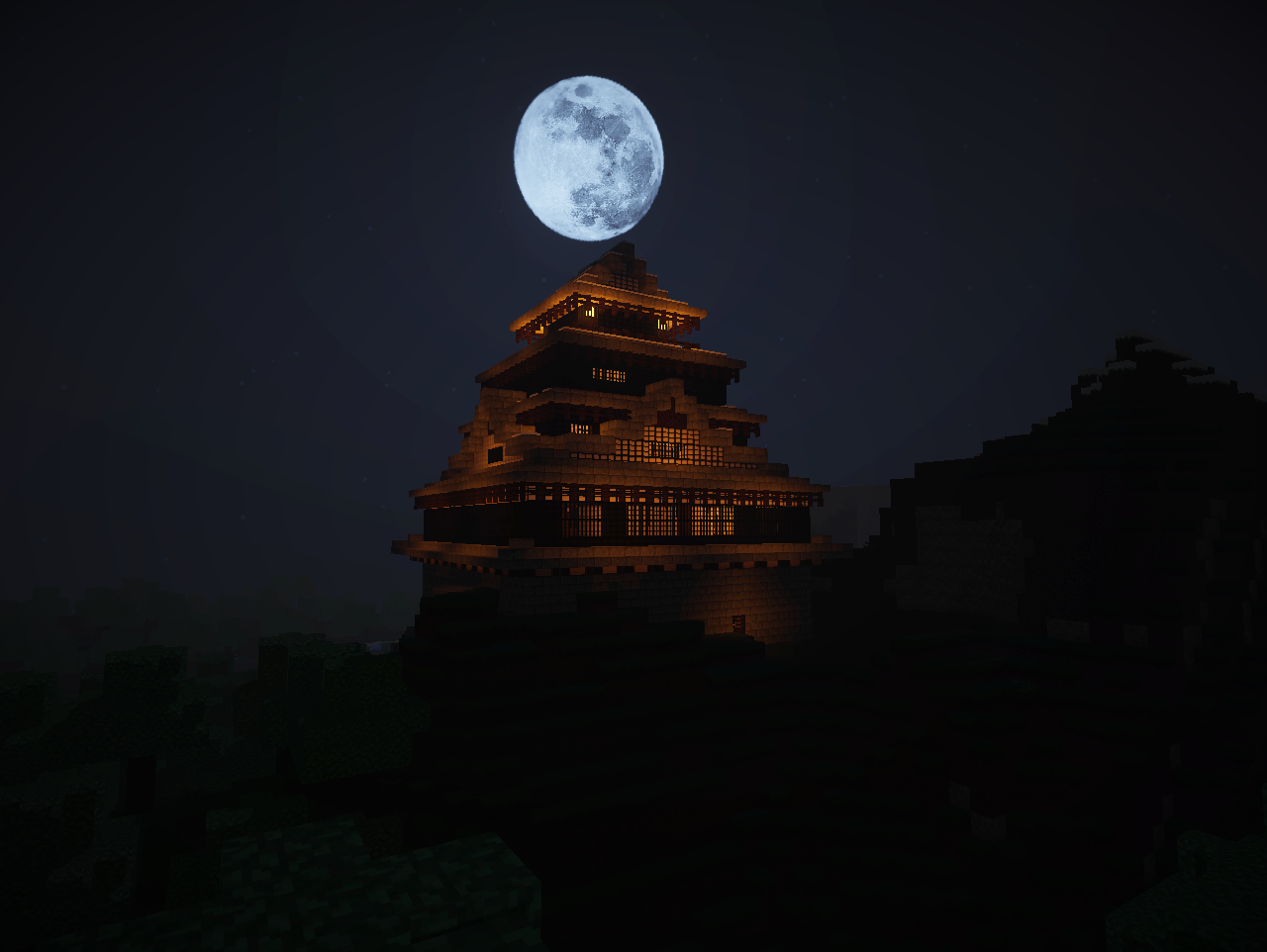 The Moon over the Ruined Castle