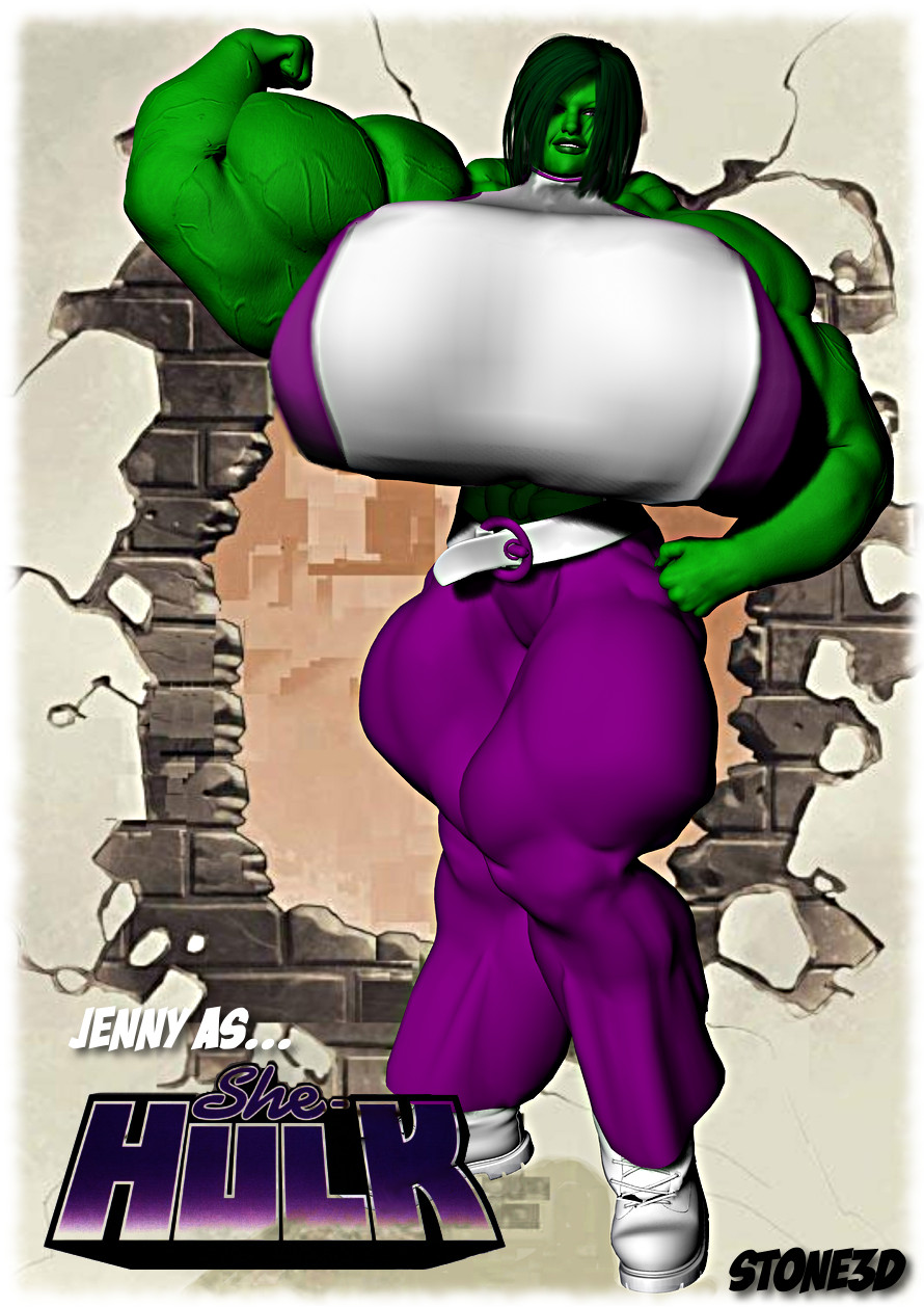 Jenny as She Hulk