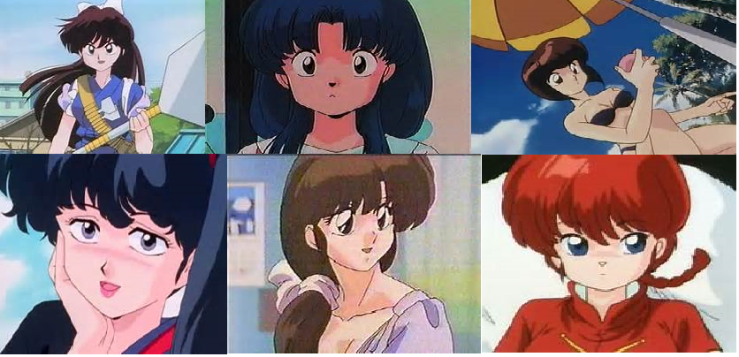 Tribute to Ranma 1 2 Female Characters by fatehound45 on DeviantArt