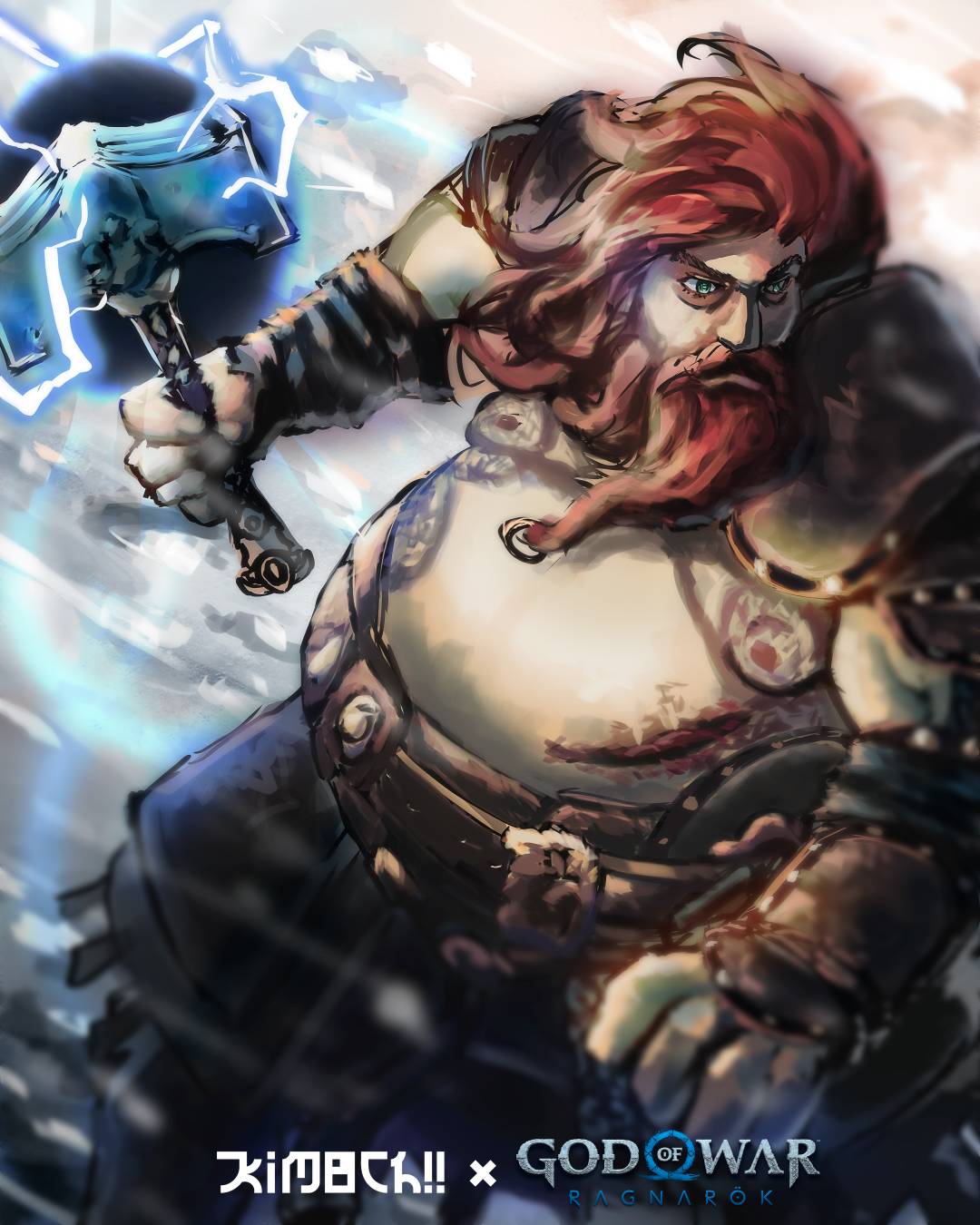 Thor (God of War) - God of War Ragnarök - Zerochan Anime Image Board