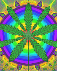 Cannabis Mandala 3