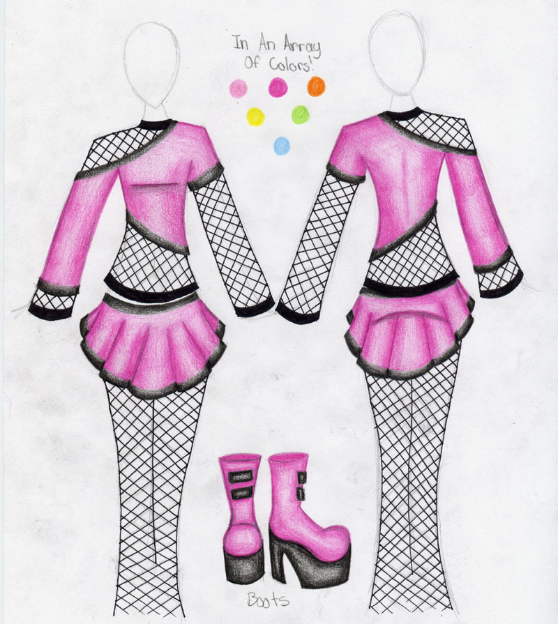 Fishnets Outfit Design