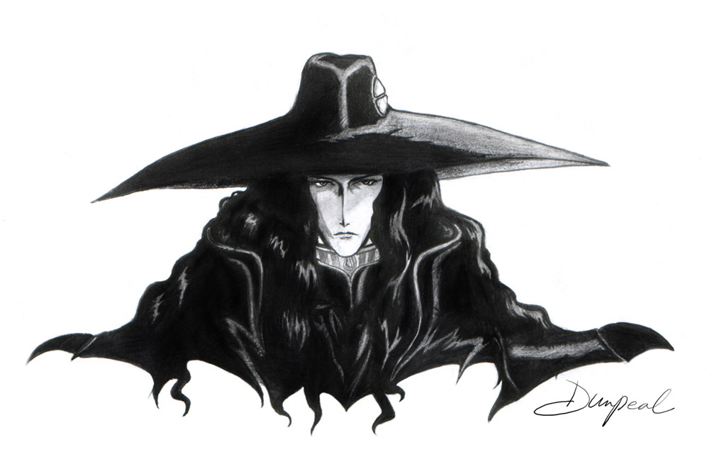 Vampire Hunter D b-w piccy by rykan4marius on DeviantArt