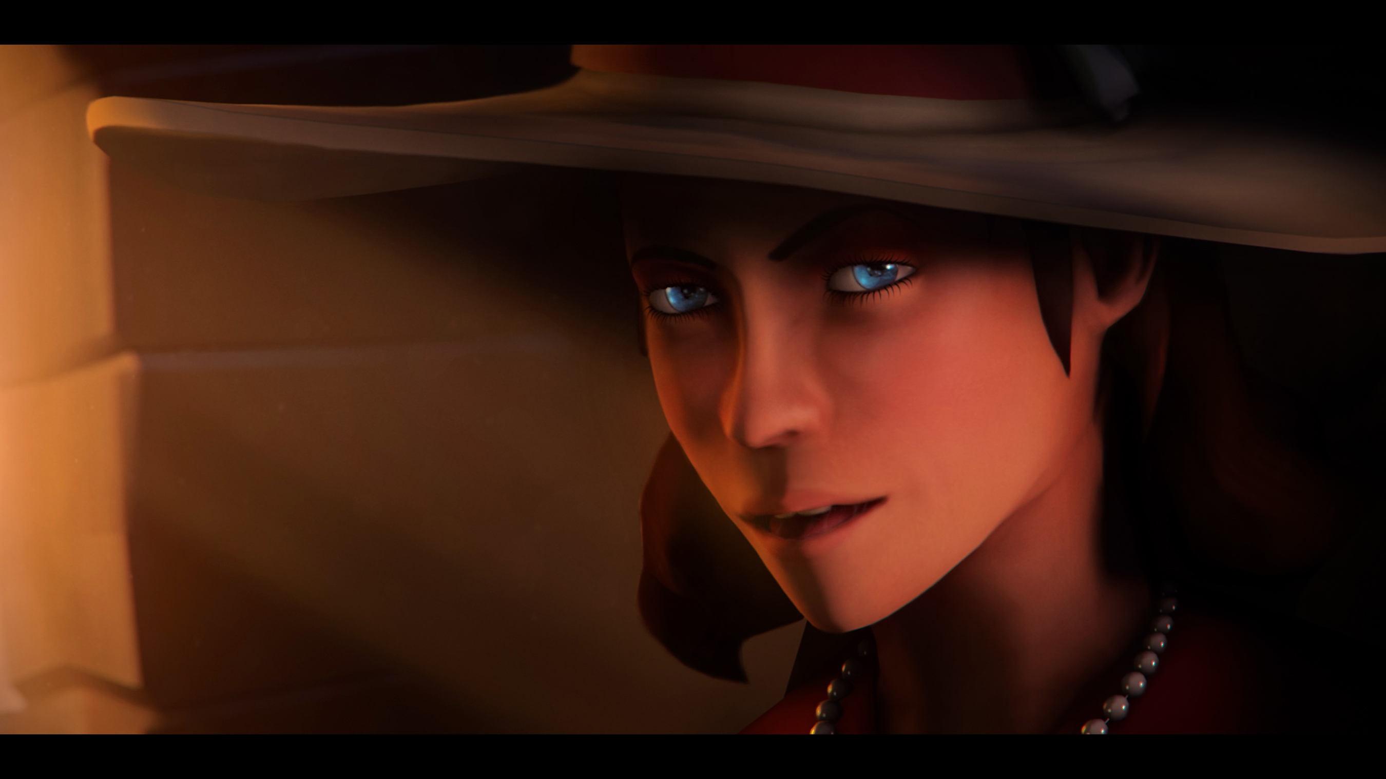 Female scout model wich cool hat test.