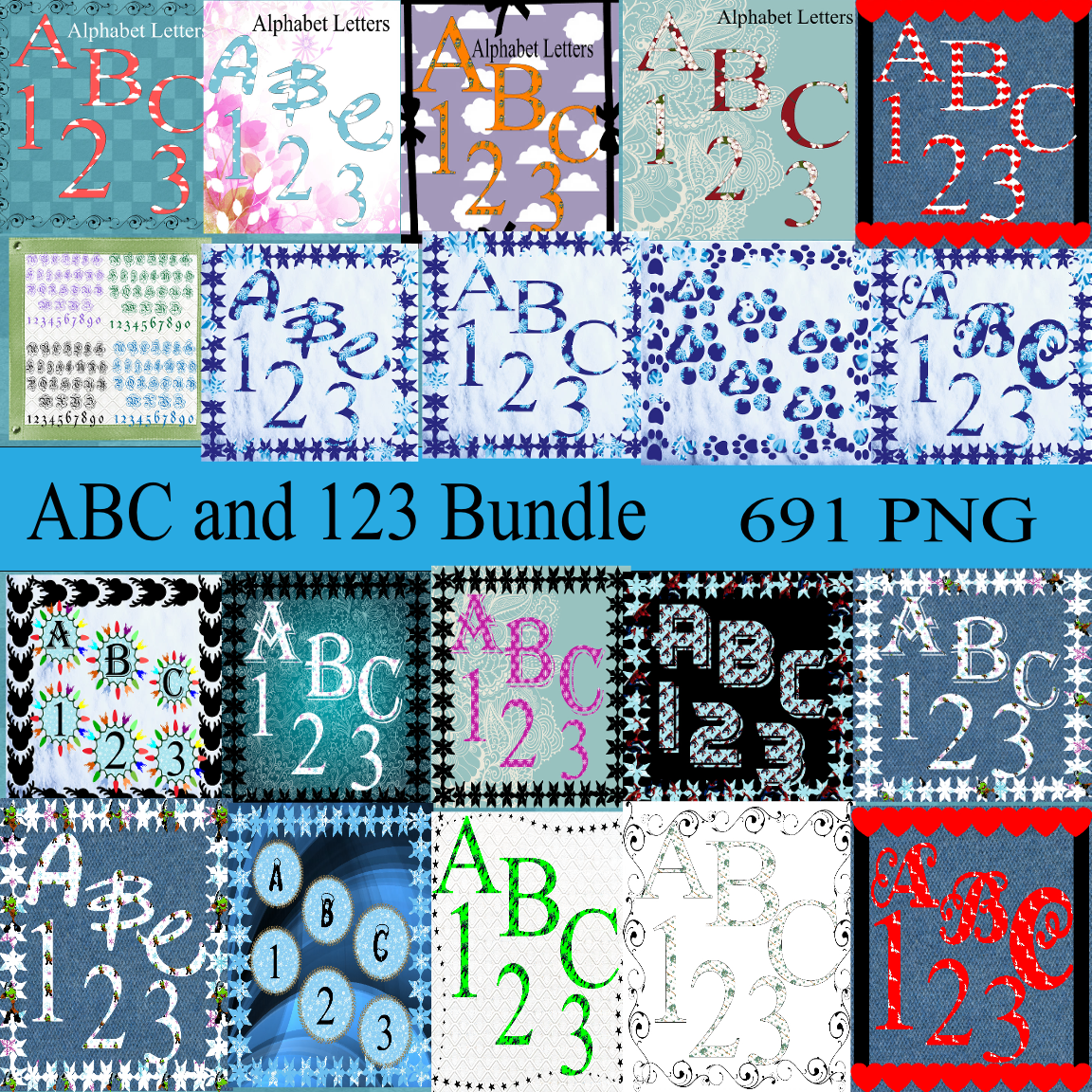 Download Big Abc Bundle Set 1a By Crochetsabby On Deviantart