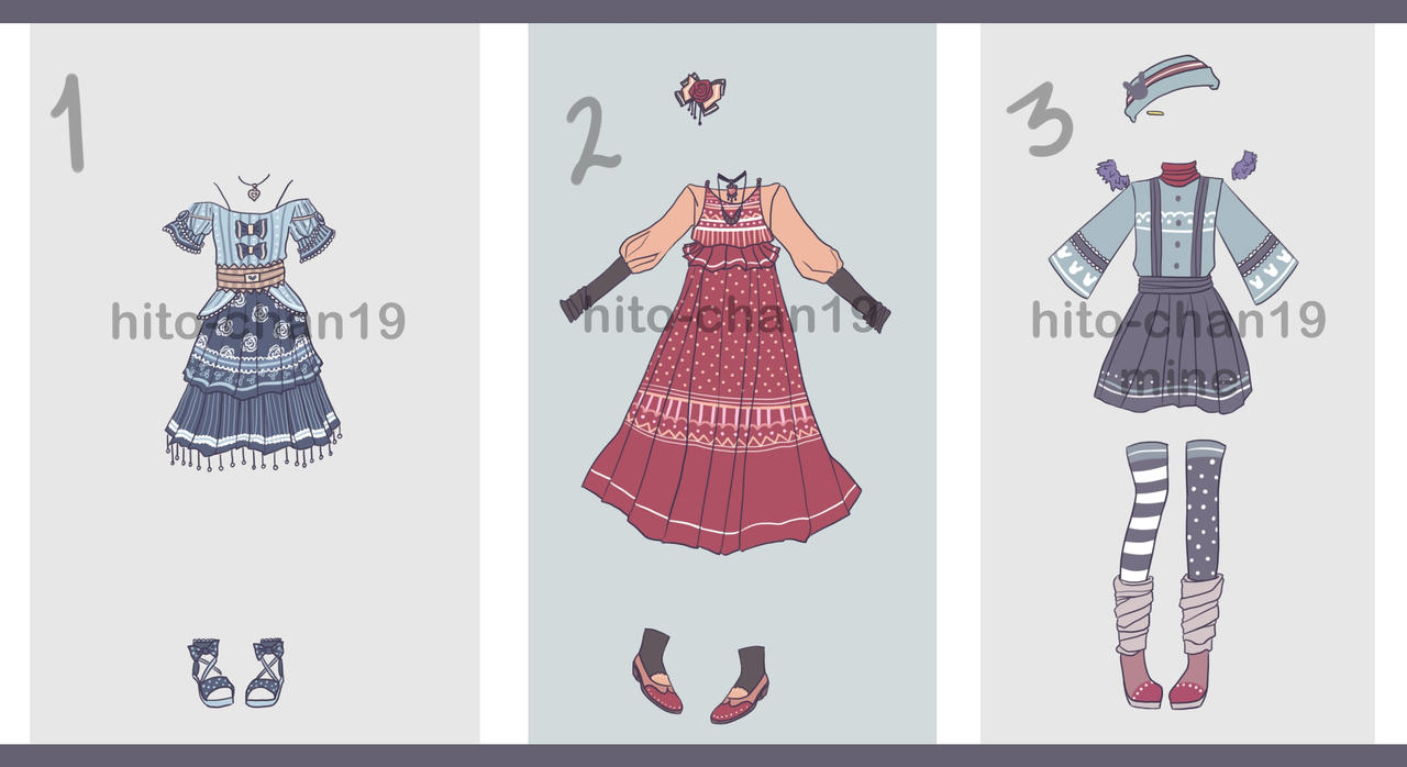 [Auction][CLOSED] Outfit Batch 5