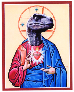 Raptor Jesus by Invader-Zero on DeviantArt