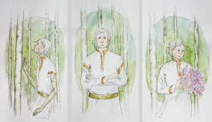 The Hotakainens in the forest