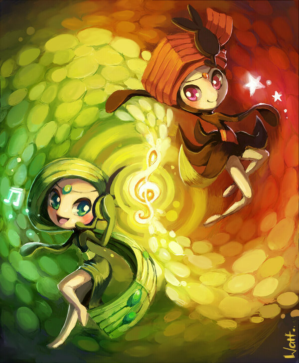 Meloetta and Pirouette