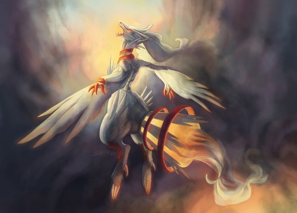 Reshiram, Zekrom, and Kyurem by lunasnightmare on DeviantArt