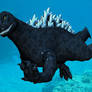 Godzilla under water 2