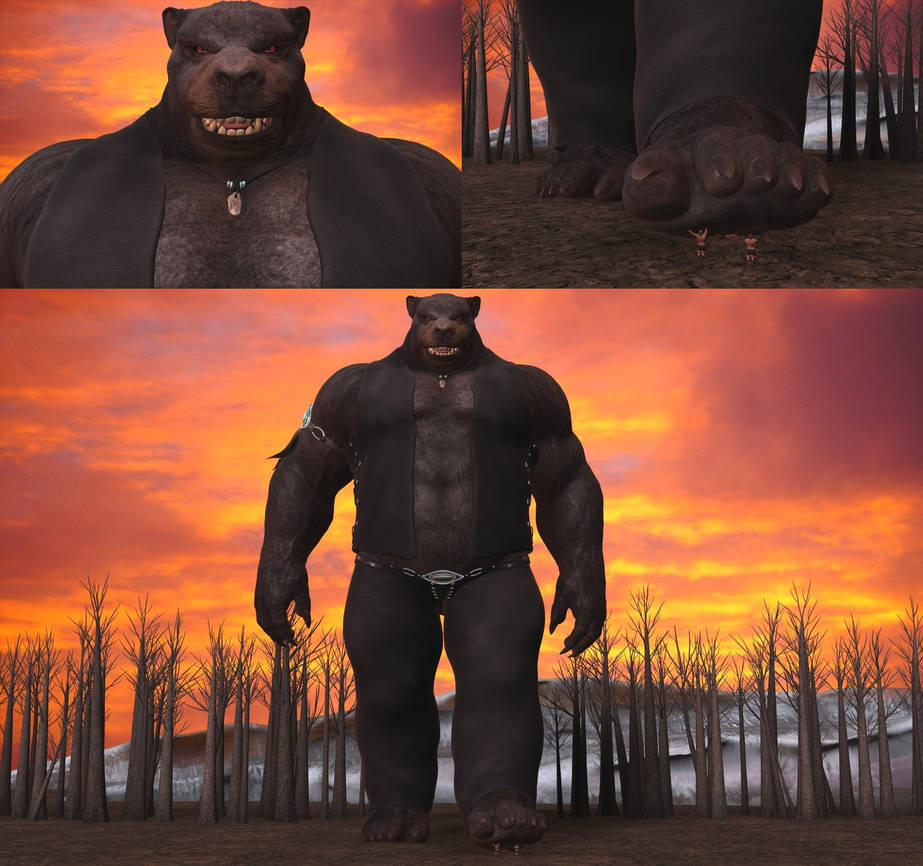 Bruce the giant mega Werebear 3 by Spino2006 on DeviantArt