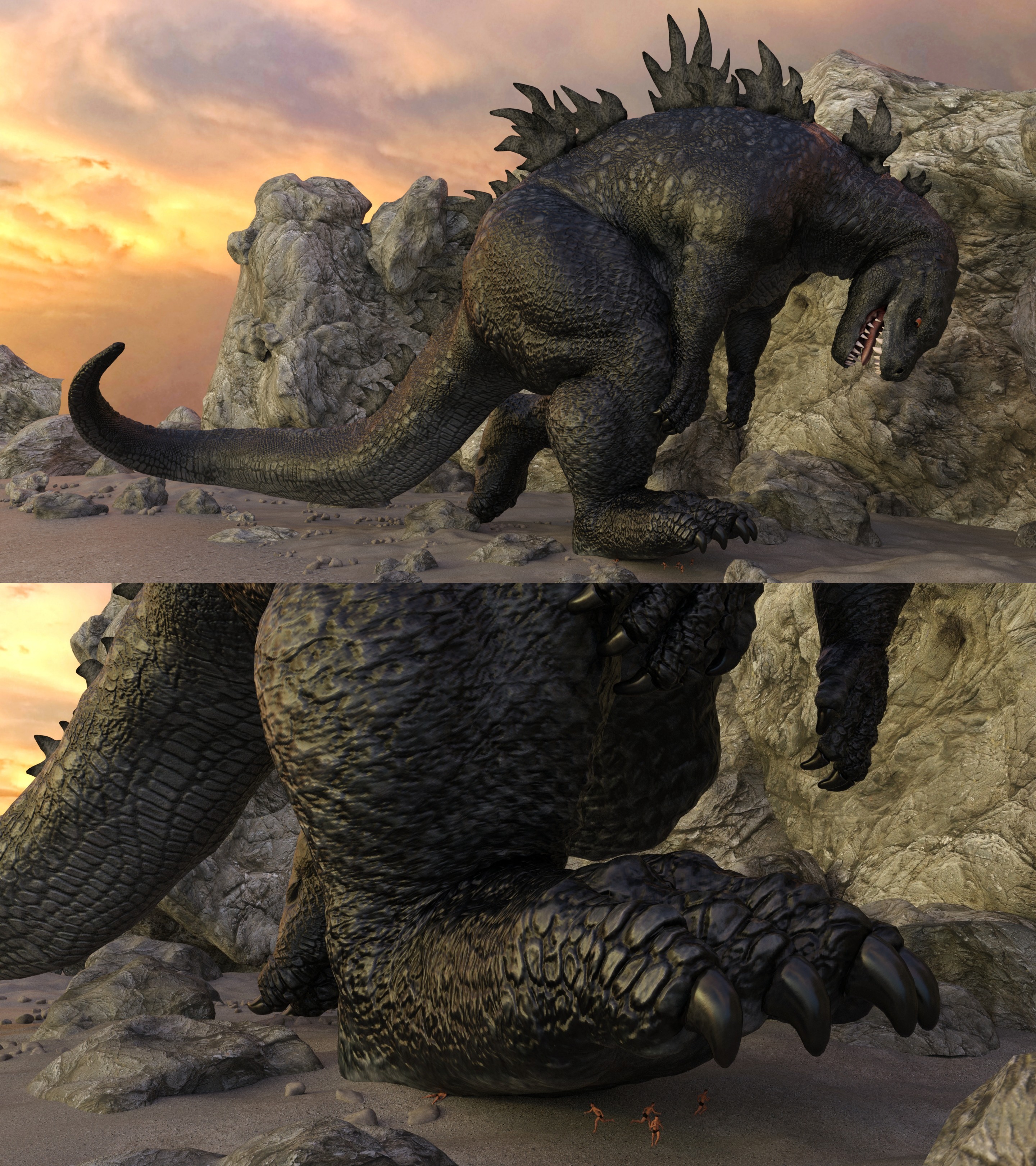 Godzilla Ramp Godzillas Stomp day by Spino2006 on DeviantArt