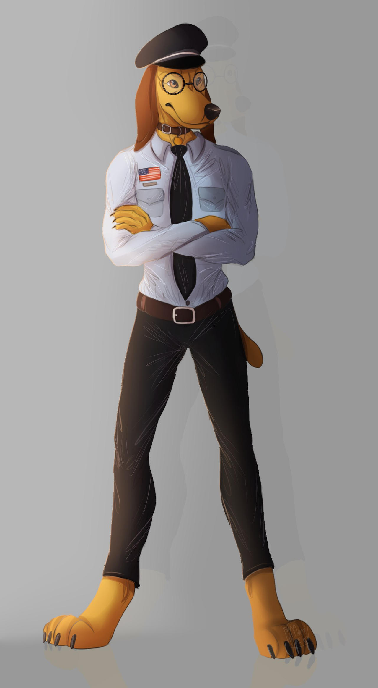 Beagle Oc Beagle dog cop oc by CrossCartoon on DeviantArt