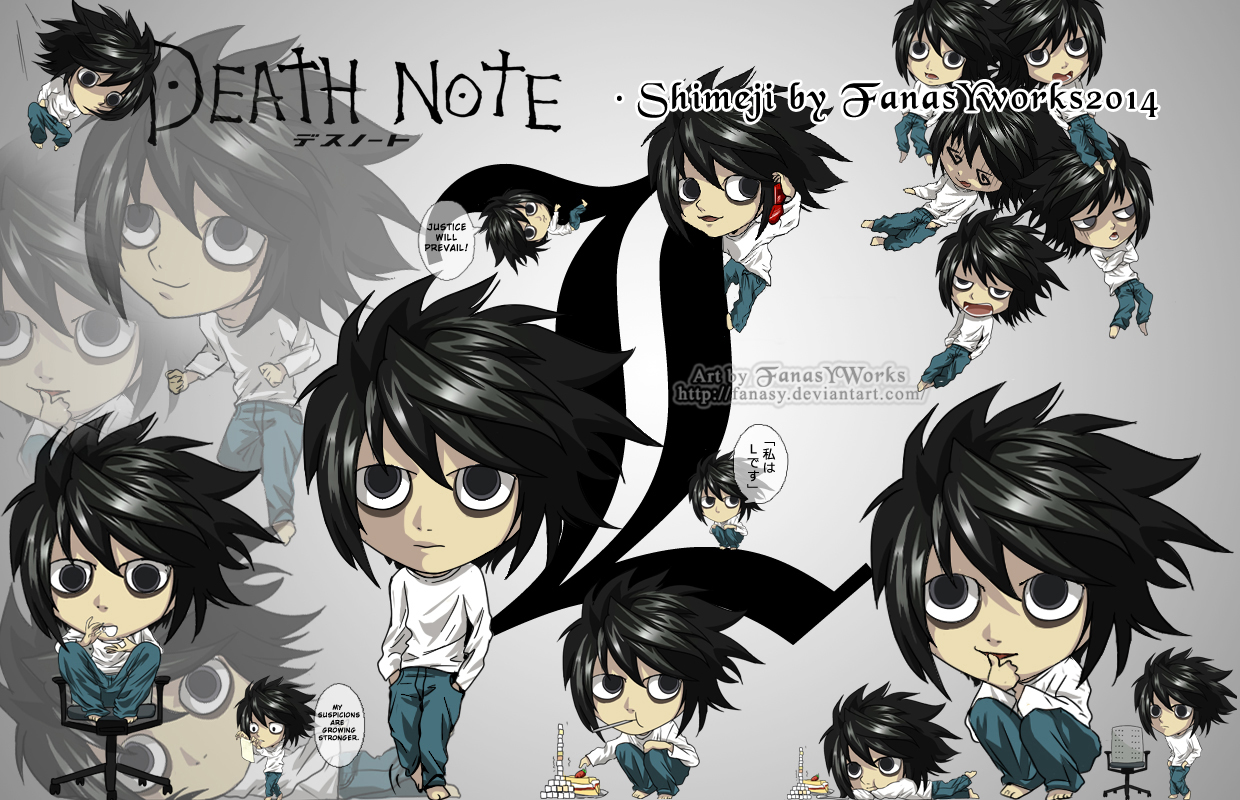 L Shimeji Death Note By Fanasy On Deviantart