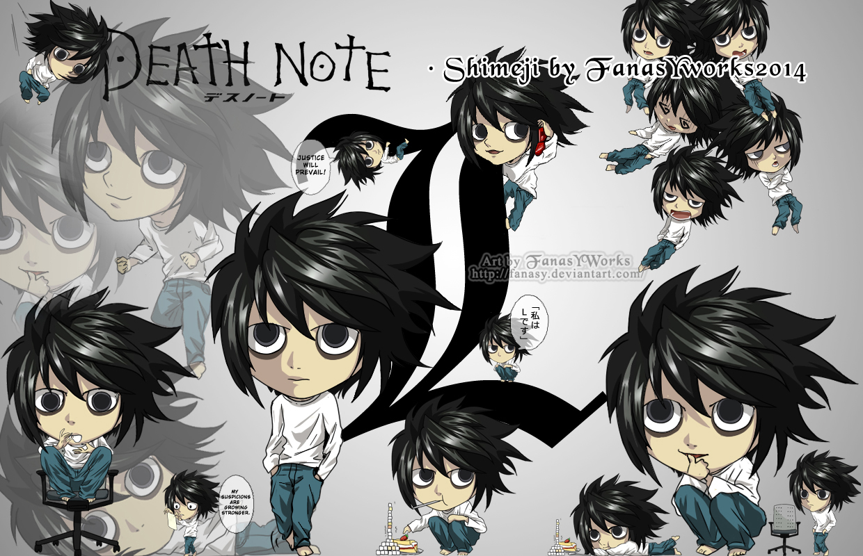 Death Note Ryuzaki L. by jadeeasygaming13 on DeviantArt