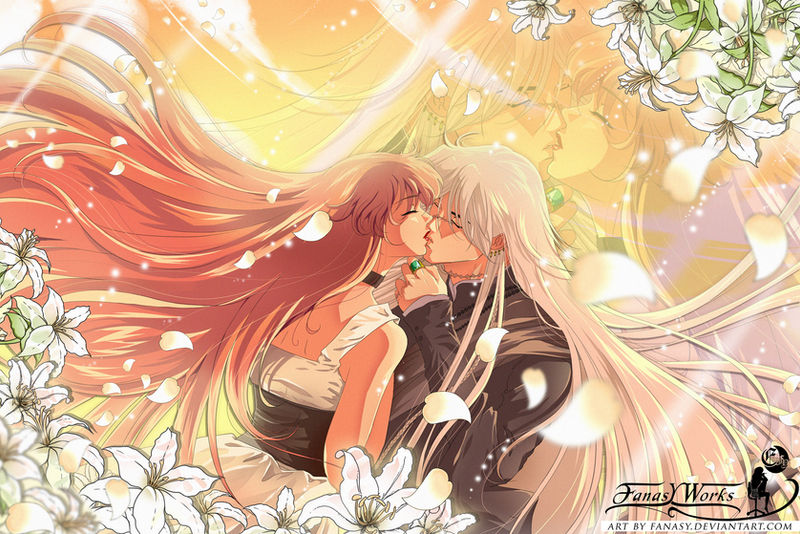 Anny and Undertaker Wallpaper by FanasY