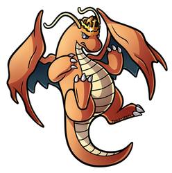 Commission: Dragonite/Charizard