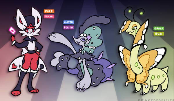 Pokemon Legends Starter Evolutions