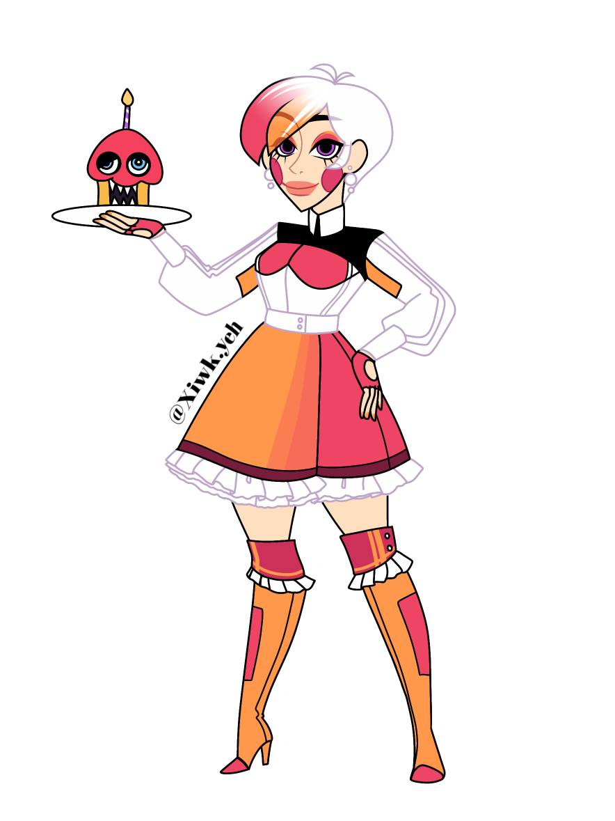 fnaf sister location, funtime chica by xiwkyeh on DeviantArt