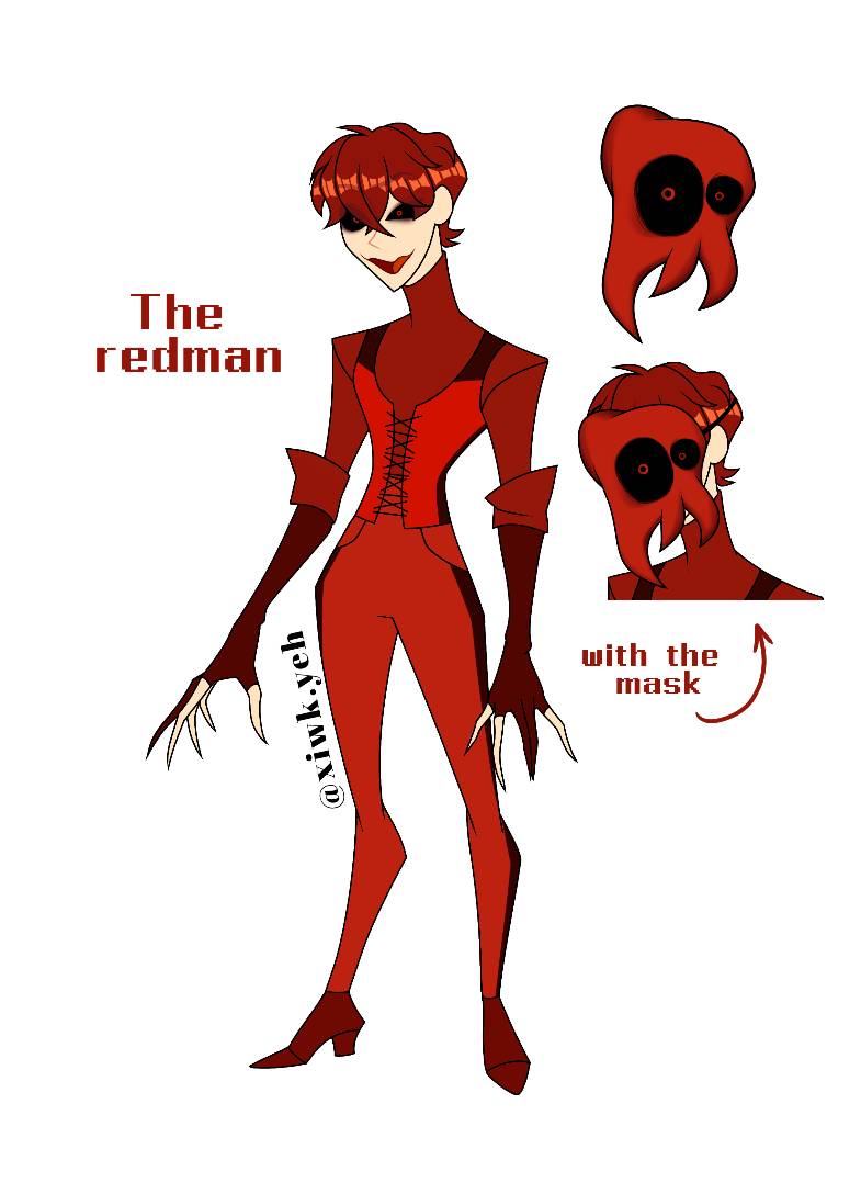 one night at flumpty's, the Redman by xiwkyeh on DeviantArt