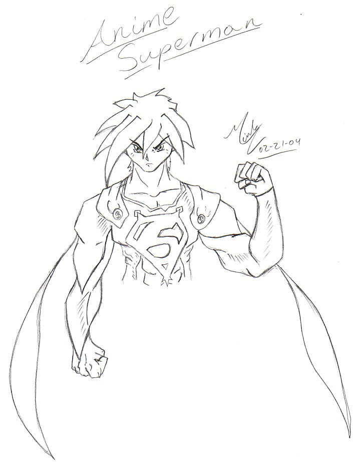 Anime Superman by R62 on DeviantArt