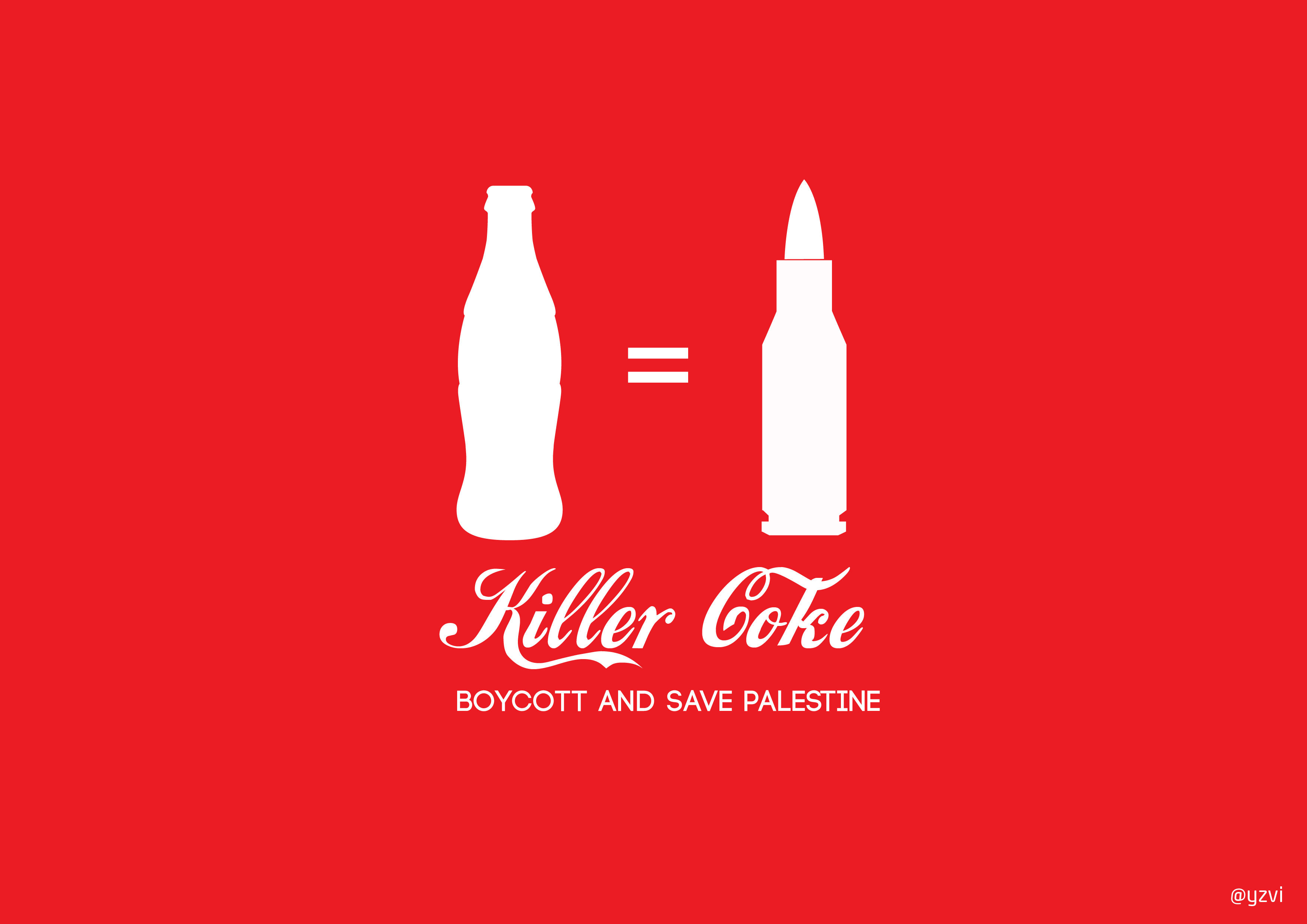 Killer Coke for Palestine.. #PrayGaza