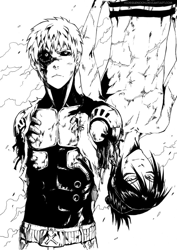 Onepunch Man Genos And Sonic Spoiler By Sideburn004 On Deviantart