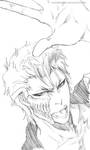 BLEACH: Grimmjow sketch by Sideburn004