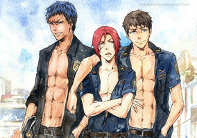 Kuroko x Free! Hot day v.2