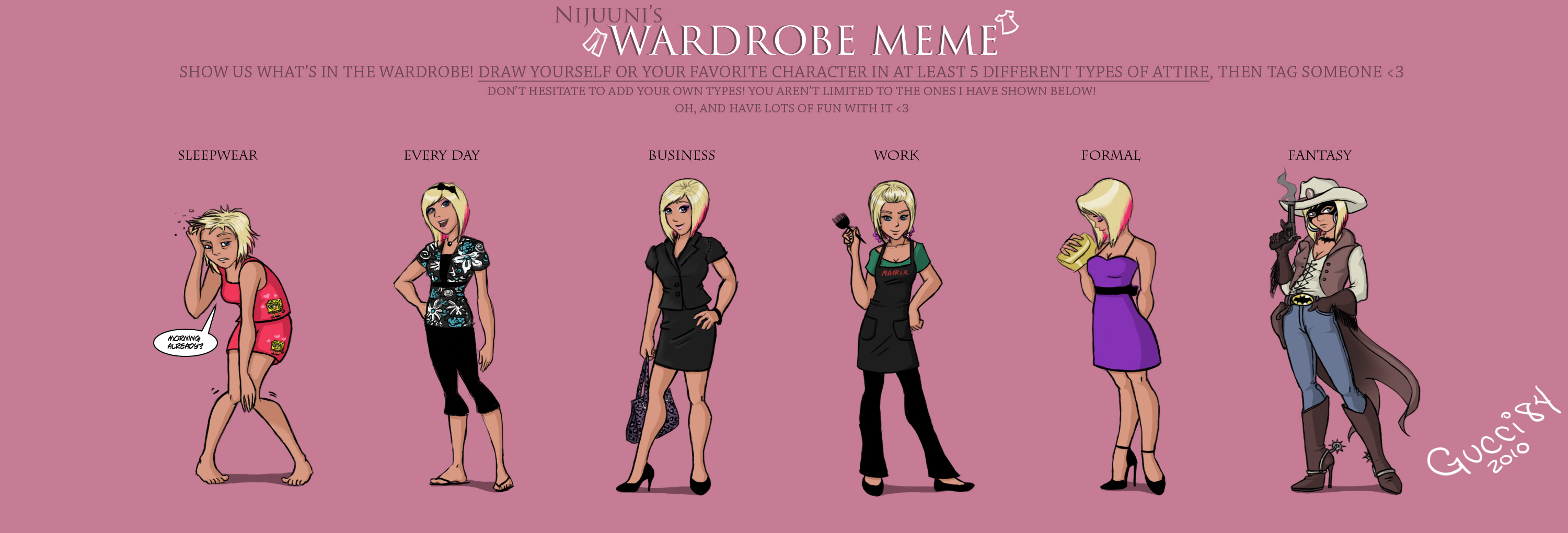 Wardrobe Meme by gucci84 on DeviantArt