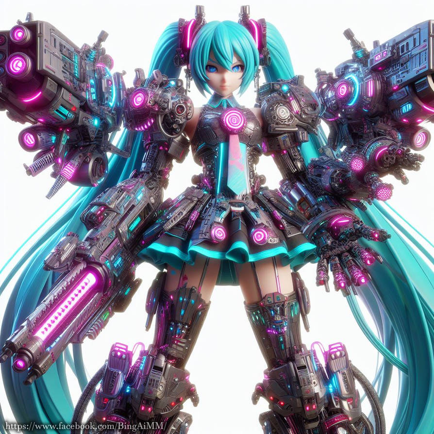 Heavy armor Hatsune Miku by TickTockManII on DeviantArt