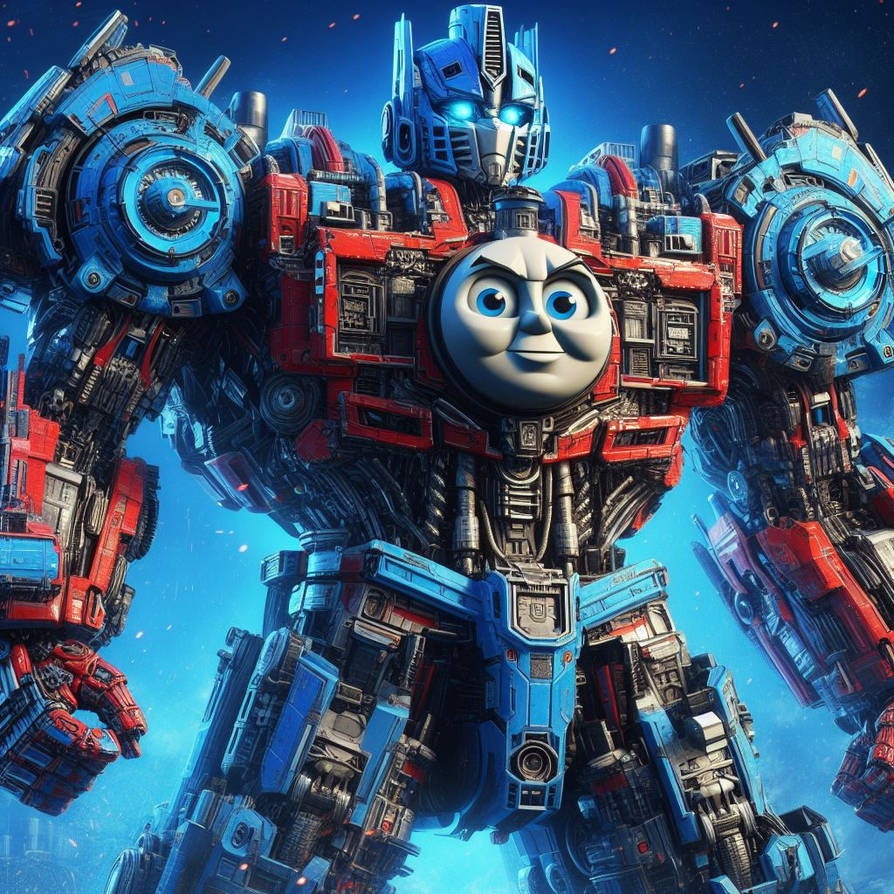Transformers Train Deviantart Thomas Transformer by TickTockManII on DeviantArt