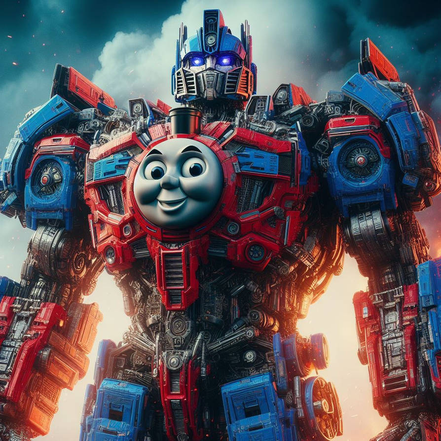 Transformers Train Deviantart Thomas Transformer by TickTockManII on DeviantArt