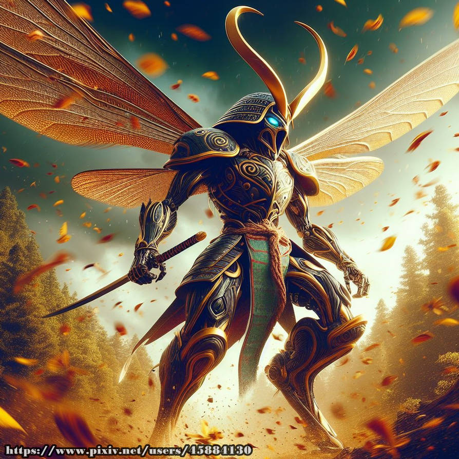 Sengoku insect-Gale Bee General 114646289 by TickTockManII on DeviantArt