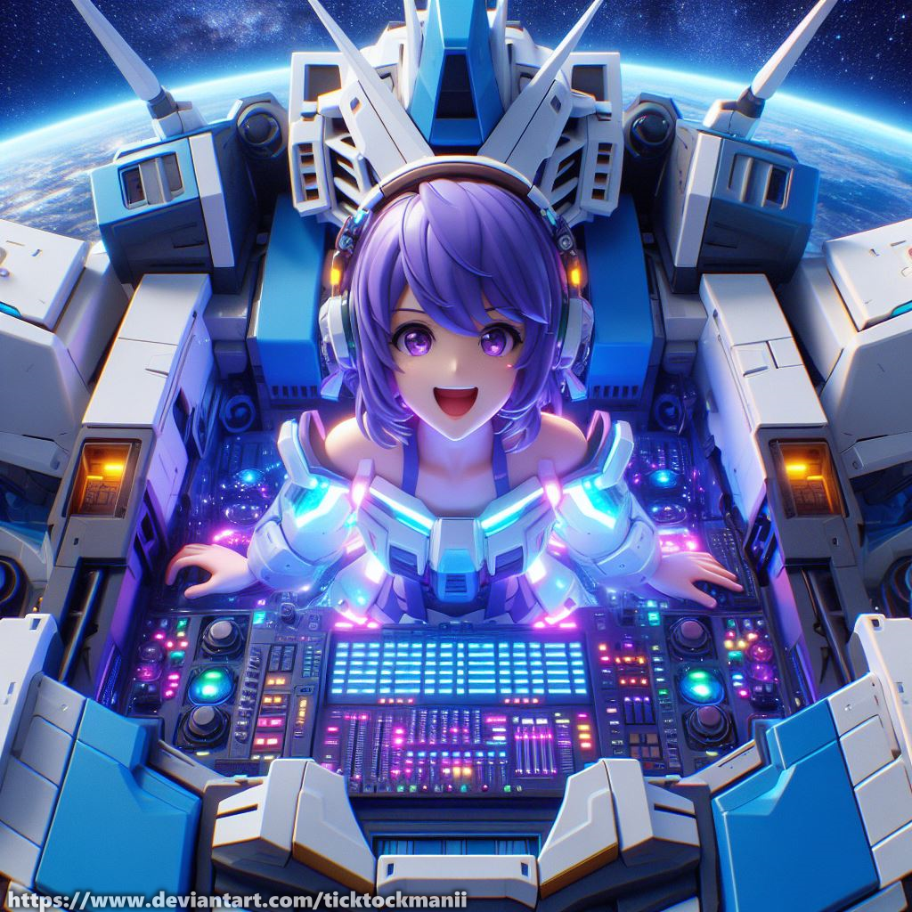 Inside the Gundam cockpit oYB by TickTockManII on DeviantArt