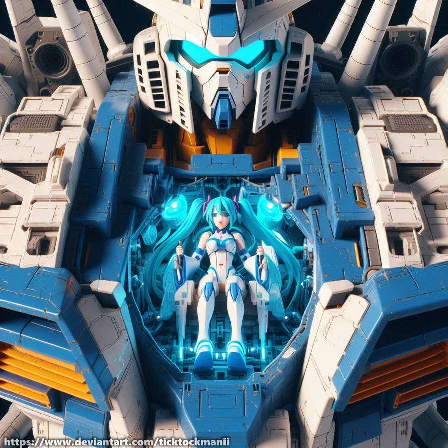Inside the Gundam cockpit d2P by TickTockManII on DeviantArt