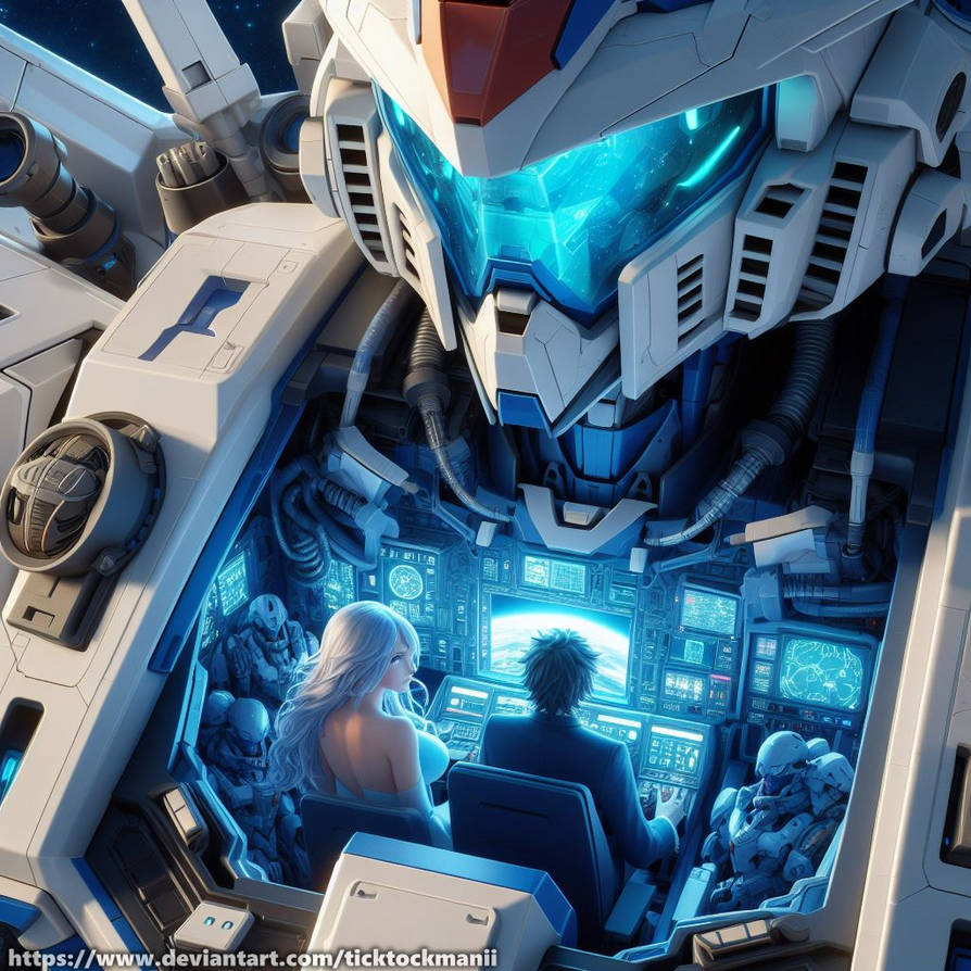 Inside the Gundam cockpit XX.896 by TickTockManII on DeviantArt