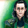 Loki of Asgard (pencil crayon)