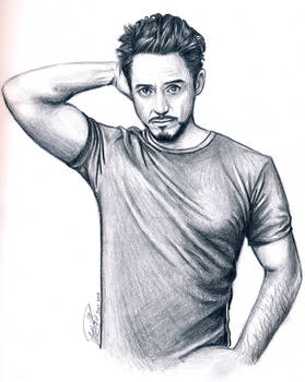 Robert Downey Jr. Pencil Drawing