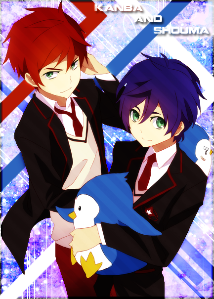 Kanba and Shouma: Card Sleeve